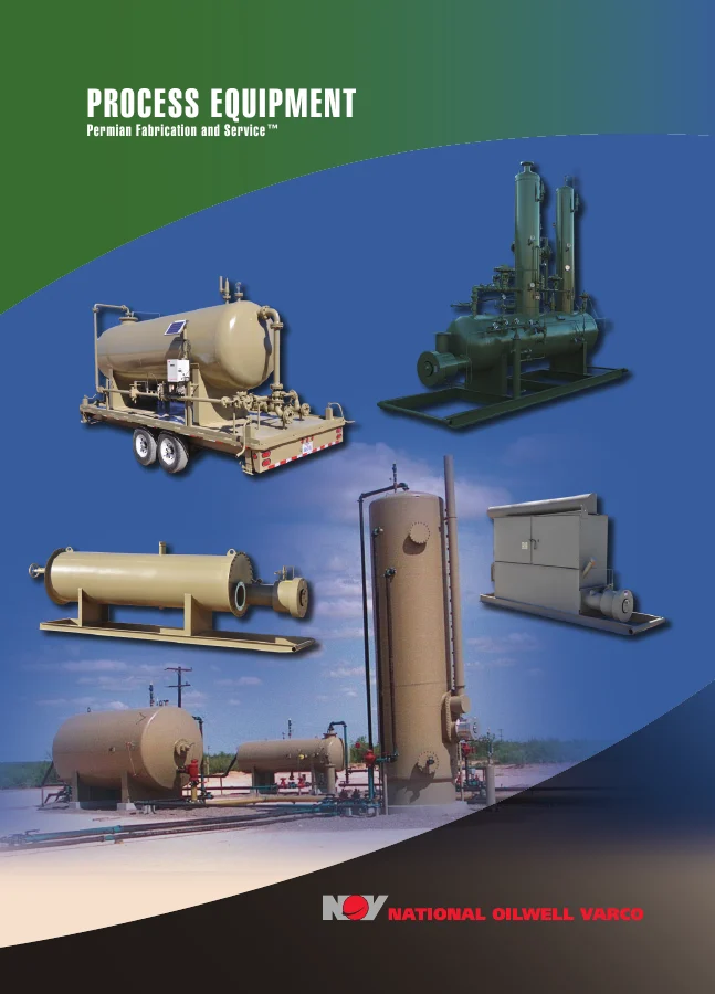 Cover of Process equipment brochure PDF